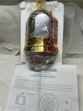 Mr Christmas Magic Scene ornament 2009 
5”X4” new